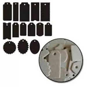 Набор украшений из чипборда "Тэги" (Maya Road)