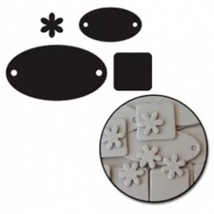 Набор украшений из чипборда "Формы" (Maya Road)