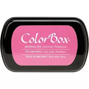 Подушечка чернильная, перманентная 10х6 см ColorBox "Розовая" (Clearsnap)