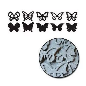 Набор украшений из чипборда "Ажурные бабочки" (Maya Road)