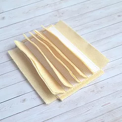 Переплет на 6 разворотов, цвет белый, длина 15 см, шаг 1 см