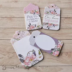 Набор цветного чипборда "Девичья тайна" (ScrapMania) Набор цветного чипборда "Девичья тайна" (ScrapMania)