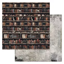 Бумага "Элементарно, Ватсон! Библиотека" (ScrapMania)