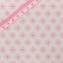 Отрез ткани 50х70 см "Цветок-звездочка, цвет розовый" (Tilda) Отрез ткани 50х70 см "Цветок-звездочка, цвет розовый" (Tilda)