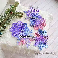 Нож "Сказка на Новый Год. Кристальные снежинки", 6,5х7 см (ScrapMania) Нож "Сказка на Новый Год. Кристальные снежинки", 6,5х7 см (ScrapMania)