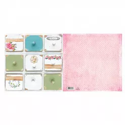 Бумага 15х15 см "Счастье в мелочах. Ящички" (АртУзор)