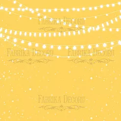 Набор бумаги 20х20 см "Party girl", 10 листов (Фабрика Декору)