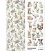 Лист с картинками 10х30 см "Весенний перезвон. Животные" (ScrapMania)