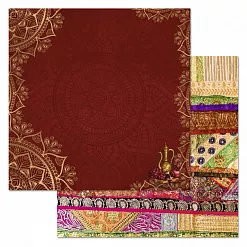 Бумага "Сердце востока. Гранат" (ScrapMania) Бумага "Сердце востока. Гранат" (ScrapMania)