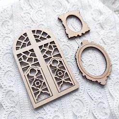 Набор деревянных украшений "Dreams come true" (DreamLight Studio)