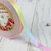 Лента атласная "Разноцветная радуга", ширина 1 см, длина 17 м (АртУзор)