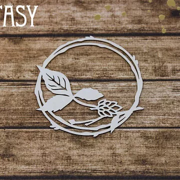 Чипборд "Рамка с шишкой 2283" (Fantasy)