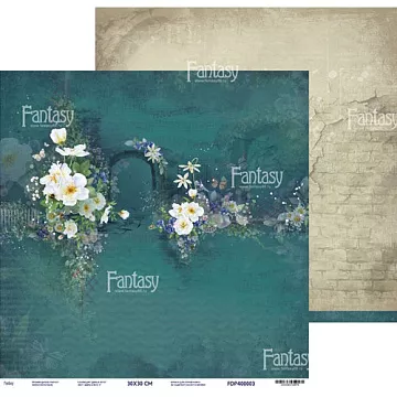 Бумага 30х30 см "Дверь в Лето 3" (Fantasy)