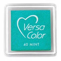 Подушечка чернильная пигментная Versacolor, размер 2,5х2,5 см, цвет мятный зелёный
