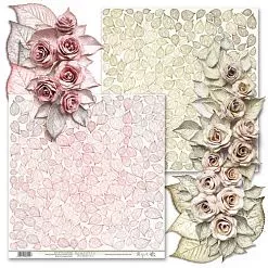 Бумага 30х30 см "Romantic Moments. Для вырезания. Листья" (Margaret) Бумага 30х30 см "Romantic Moments. Для вырезания. Листья" (Margaret)