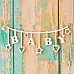 Украшение из чипборда "Гирлянда. Baby" (ScrapКрым)