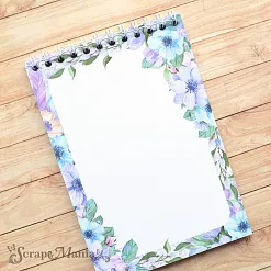 Блокнот на пружине А6 "Наше гнездышко", 16 листов (ScrapMania)