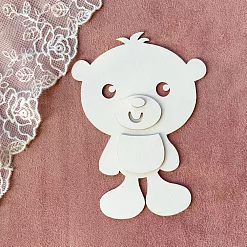 Заготовка для тиснения "Медвежонок 2", 9,5х13 см (LeoMammy) Заготовка для тиснения "Медвежонок 2", 9,5х13 см (LeoMammy)
