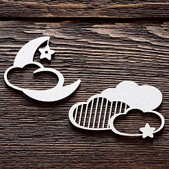 Набор украшений из чипборда "Месяц с облачками" (ArtLines)