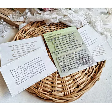 Штамп "Пушкинские строки", 9х5,3 см (AgiArt) Штамп "Пушкинские строки", 9х5,3 см (AgiArt)