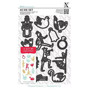 Набор ножей для вырубки "12 Дней Рождества" (DoCrafts)