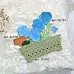 Нож "Уютная дача. Анютины глазки", 4,3х6,2 см (ScrapMania)