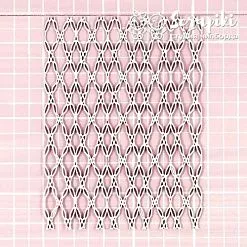 Чипборд "Фоновый. Плетение крючком", 10х14 см (Scrapiki)