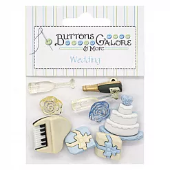 Набор пуговиц "Наша свадьба" (Buttons Galore)