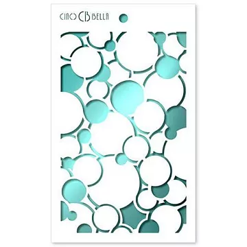 Трафарет 12х20 см "Bubbles" (Ciao Bella)