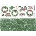 Лист с картинками 10х30 см "Новогодние венки 2" (ScrapMania)