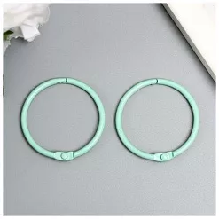 Набор колец для альбома "Мятные", 25 мм (HobbyCr)