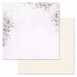 Набор бумаги 20х20 см "Цветочная вуаль", 12 листов (ScrapMania)