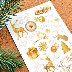 Набор наклеек А6 "Фономикс. Новогодний. День" (ScrapMania) Набор наклеек А6 "Фономикс. Новогодний. День" (ScrapMania)