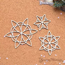 Шейкер "Фономикс. Новогодний. Снежинка 2 маленькая", 7,5х7,5 см (ScrapMania)