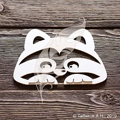 Заготовка для тиснения "Енот 2" (ArtLines)