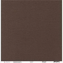 Кардсток текстурированный 30х30 см, кофейный (Рукоделие)