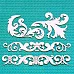 Набор украшений из чипборда "Винтажный орнамент" (CraftStory)