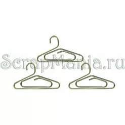 Набор скрепок "Мини вешалки, античная бронза" (Creative Impressions)