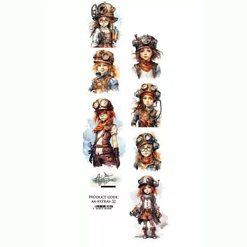 Бумага 6х30 см "Between Worlds 03. Для вырезания" (Alchemy of Art)