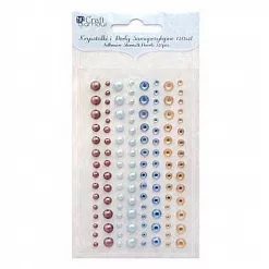 Набор полужемчужин и страз "Лазурь и пряности", 120 шт (Dalprint)