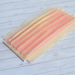 Переплет на 7 разворотов, цвет розовый, длина 20 см, шаг 1 см Переплет на 7 разворотов, цвет розовый, длина 20 см, шаг 1 см