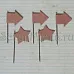 Набор булавок "Крафт звезды и стрелки" (Maya Road)