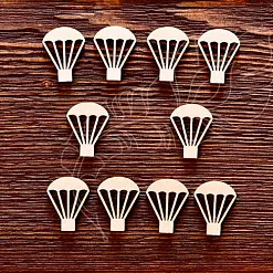 Набор украшений из чипборда "Парашюты" (AL)