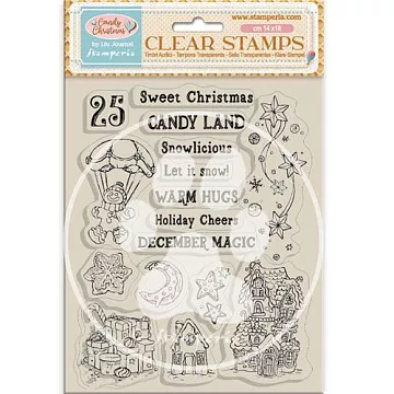Набор штампов "Candy Christmas", 14х18 см (Stamperia)