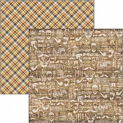 Набор бумаги 30х30 см "Hipster", 12 листов (Ciao bella)