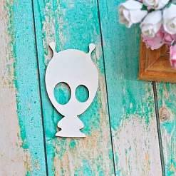 Украшение из чипборда "Пришелец" (ScrapКрым)