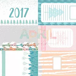 Набор карточек "Снежная нежная" (April Paper)