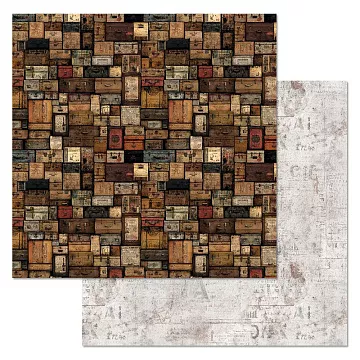 Бумага "Старый архив. Хранилище" (ScrapMania)