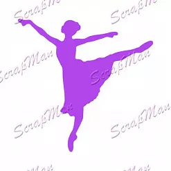 Нож "Балерина 2", 3,7х3,8 см (Scrapman)