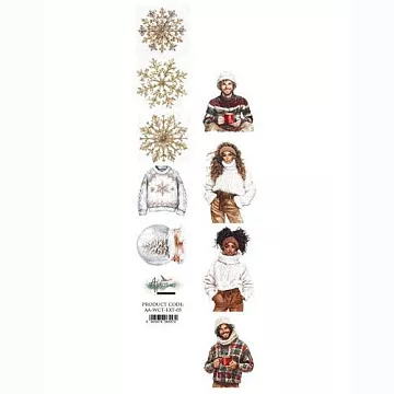 Бумага 6х30 см "Wonderful Christmas Time 05" (Alchemy of Art) Бумага 6х30 см "Wonderful Christmas Time 05" (Alchemy of Art)